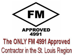 FM Logo - St. Louis Region FireStoppers - A Division of Rebel, Inc - 618-235-0582 or 800-653-2765
